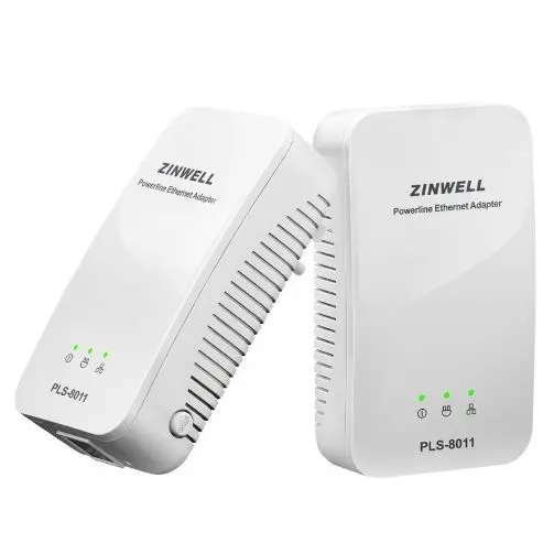 מעביר אינטרנט על גבי רשת החשמל דגם PLS-811 מבית ZINWELL (מחודש)