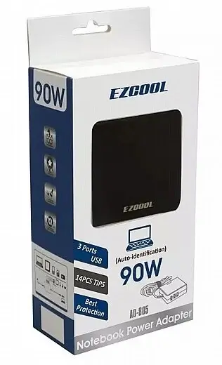 מטען אוניברסלי למחשבים לניידים דגם AD-800 מבית EZCOOL