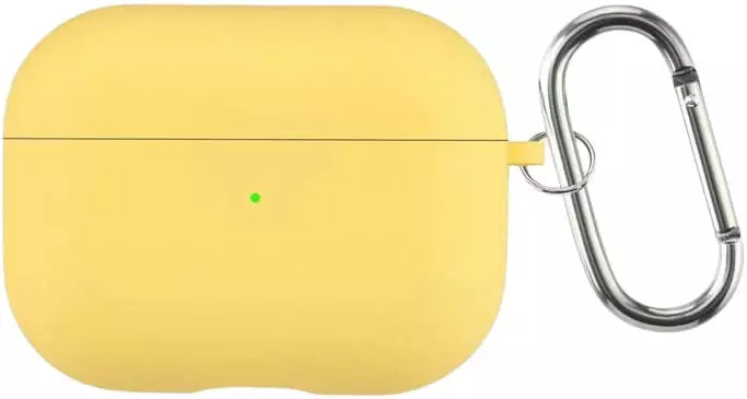 כיסוי קטיפה לאיירפודס פרו בצבע צהוב