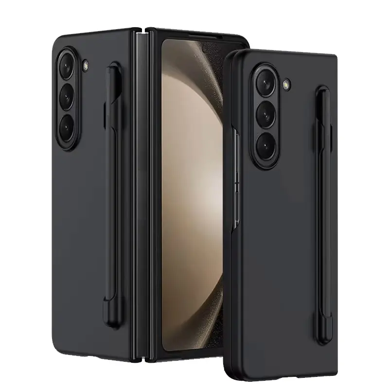 כיסוי קשיח עם עט טאץ' ל- Samsung Z Fold 6 בצבע שחור