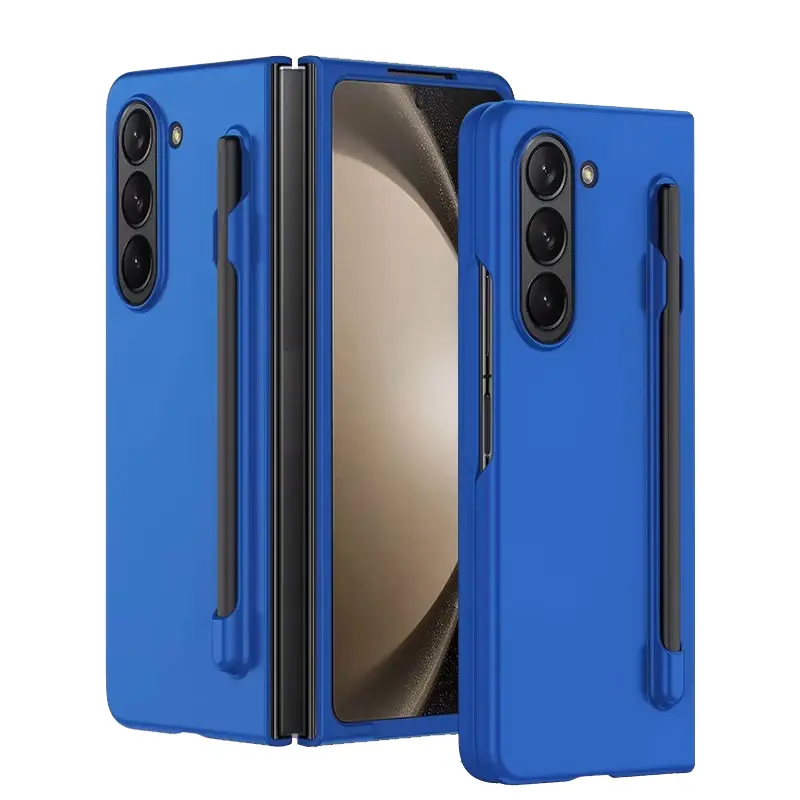 כיסוי קשיח עם עט טאץ' ל- Samsung Z Fold 6 בצבע כחול