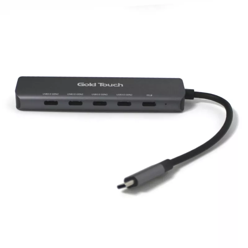 מפצל Type-C בעל 5 כניסות Type-C מבית GoldTouch