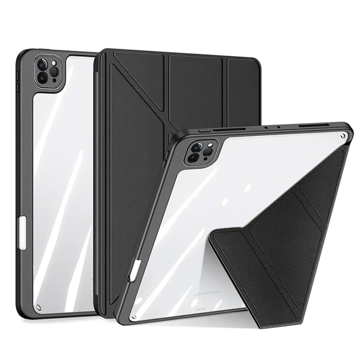 כיסוי ספר מגנט אקסטרה ל- iPad Air 11 2024 בצבע שחור