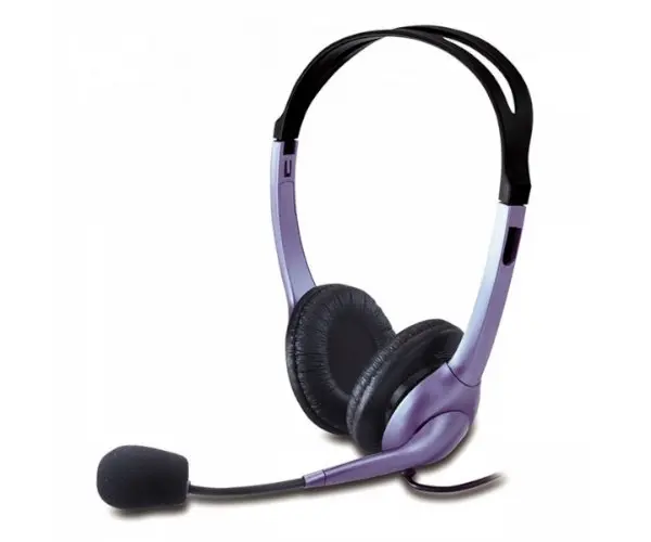 אוזניות מחשב עם מיקרופון דגם HS-04S מבית Genius