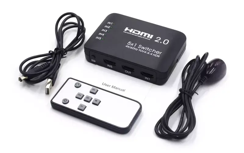מתג HDMI מקצועי בעל 3 כניסות HDMI מבית GoldTouch