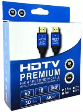 כבל HDMI פרימיום באורך 5 מטר