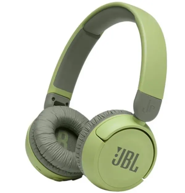 אוזניות קשת בלוטות' ילדים דגם JR310BT מבית JBL בצבע ירוק זית