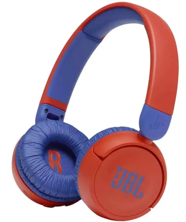 אוזניות קשת בלוטות' ילדים דגם JR310BT מבית JBL בצבע אדום