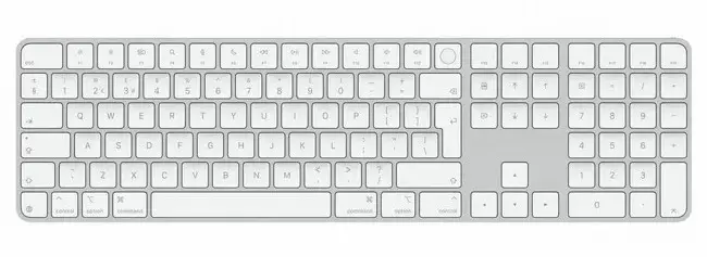 מקלדת בלוטות' Magic Keyboard עם לוח מקשי ספרות וחיישן טביעת אצבע מבית Apple