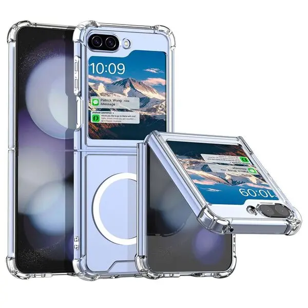 כיסוי שקוף Magsafe ל- Samsung Z Flip 5