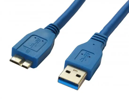 כבל מחיבור USB לחיבור Micro B באורך 0.5 מטר מבית GoldTouch