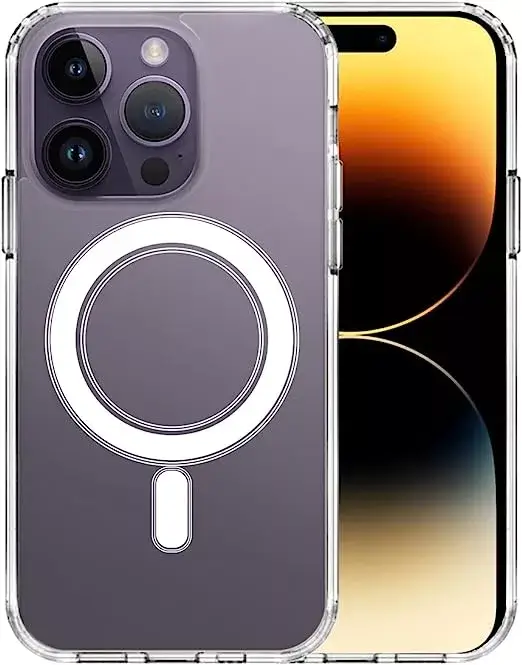 כיסוי שקוף קשיח במיוחד עם תמיכה ב-MagSafe ל- iPhone 11