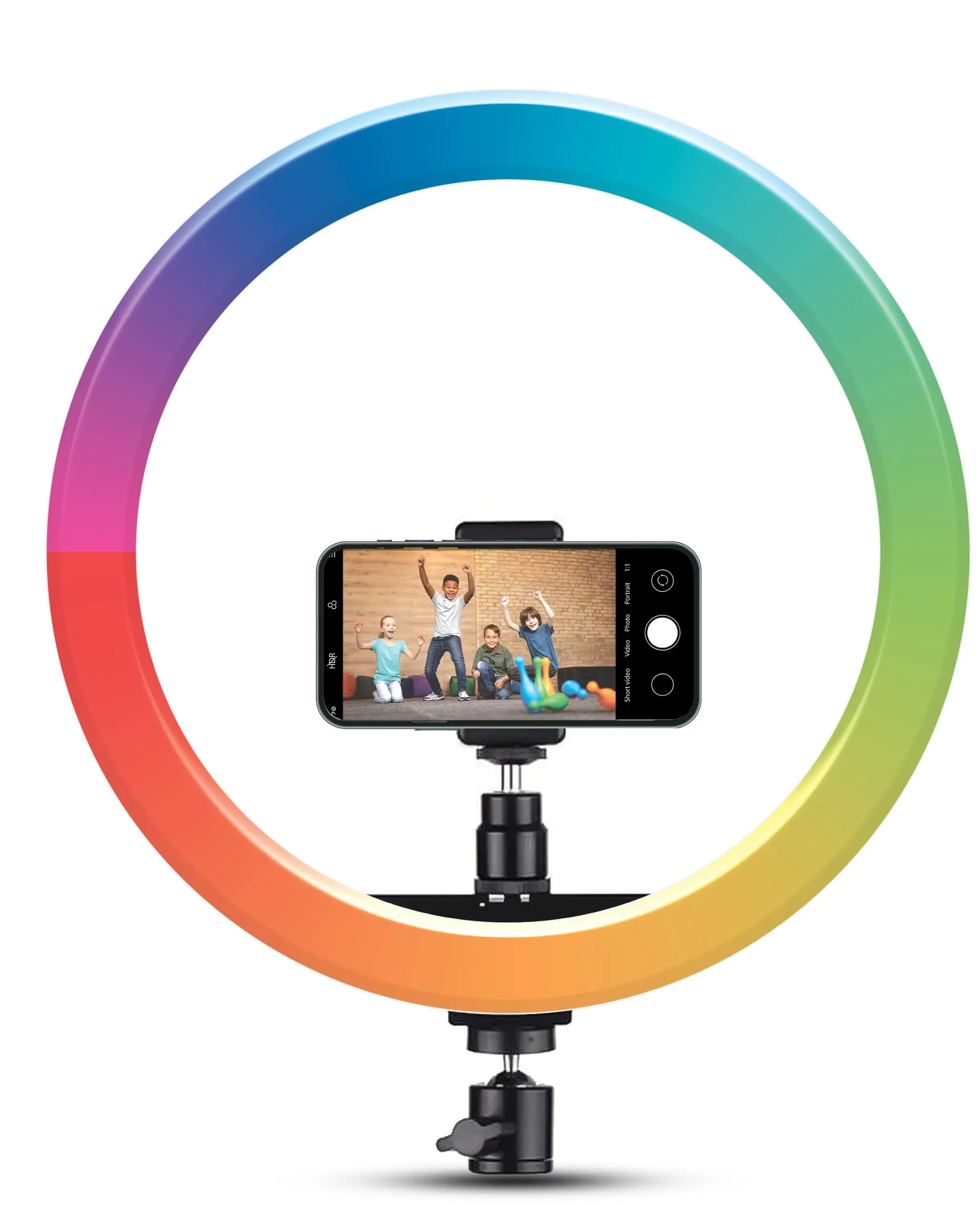 רינג לייט בגודל 12 אינץ' דגם RL-30 RGB מבית באפאלו