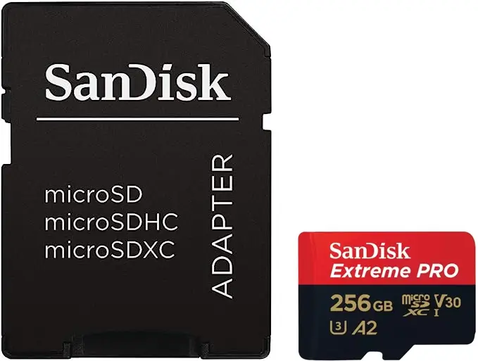 כרטיס זיכרון Extreme Pro MicroSDXC בנפח 256GB מבית SanDisk