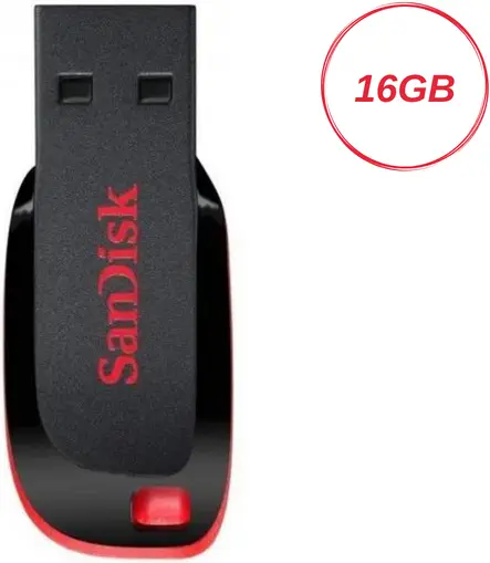 דיסק און קי Cruzer Blade בנפח 16GB מבית SanDisk