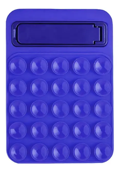 מדבקת גב עם מעמד שולחני דגם StickyGrippy בצבע כחול