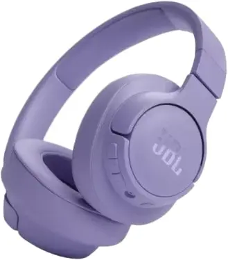 אוזניות קשת בלוטות' דגם T720BT מבית JBL בצבע סגול