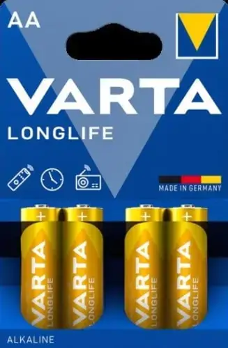מארז 4 סוללות Varta AA