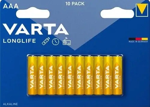 מארז 10 סוללות Varta AAA
