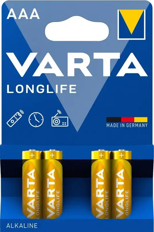 מארז 4 סוללות Varta AAA