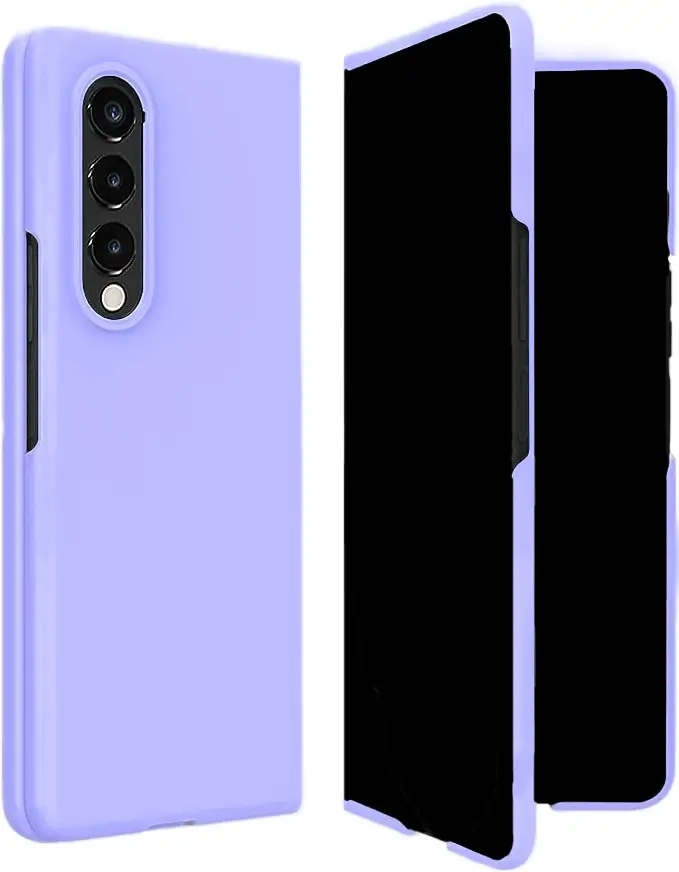 כיסוי קטיפה ל- Samsung Z Fold 4 בצבע סגול