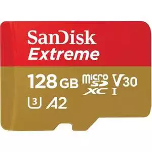 כרטיס זיכרון Extreme MicroSDXC בנפח 128GB מבית SanDisk