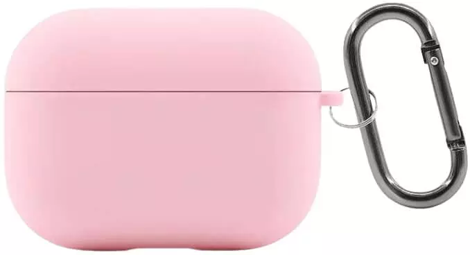 כיסוי קטיפה לאיירפודס פרו 3 בצבע ורוד