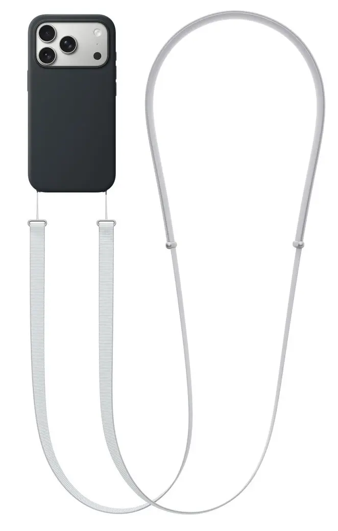 רצועת נשיאה מגנטית איכותית דגם CrossBody Strap בצבע אפור