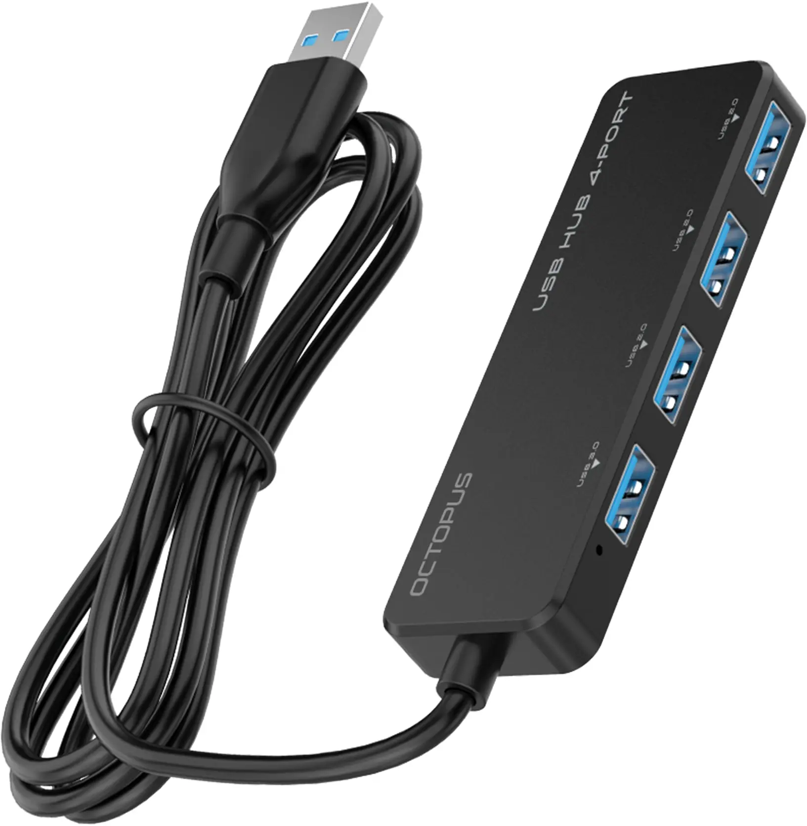 מפצל USB בעל 4 כניסות דגם HUB-010 120CM מבית Octopus