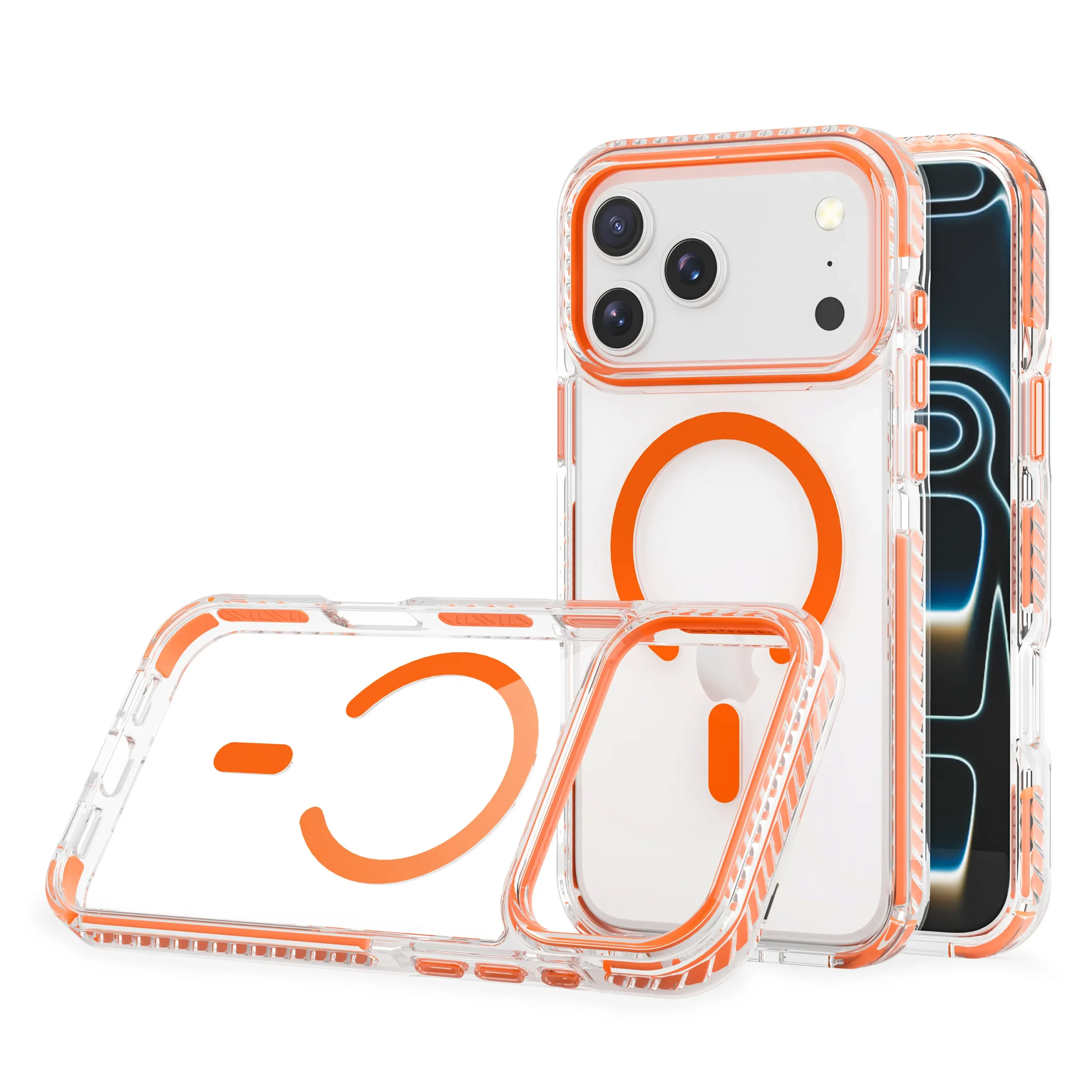 כיסוי Nanox Bold Magsafe ל- iPhone 15 Pro Max בצבע כתום