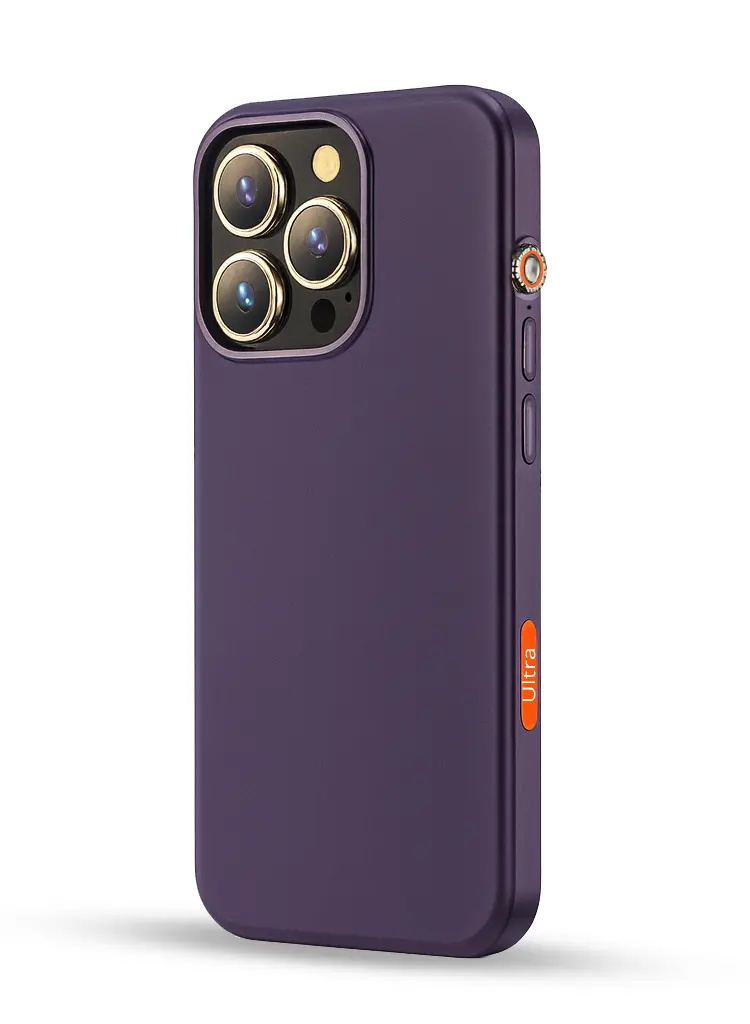 כיסוי Ultra אלגנטי עם תמיכה ב-MagSafe ל- iPhone 17 Pro Max בצבע סגול כהה