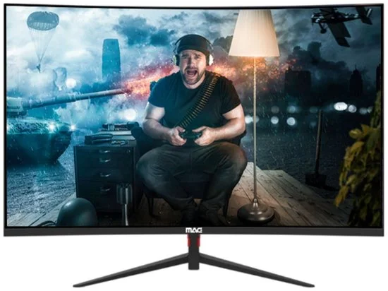 מסך מחשב קעור לגיימינג ‏27 ‏אינץ' FHD דגם C27F100Y מבית MAG