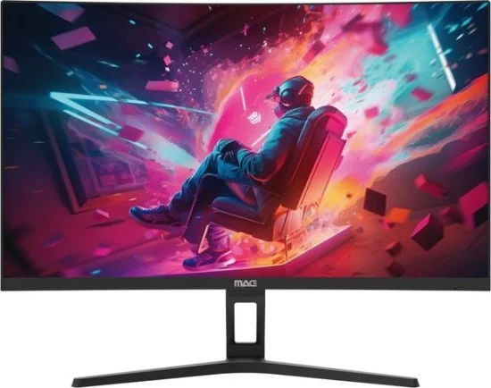 מסך מחשב קעור לגיימינג ‏27 ‏אינץ' FHD דגם D27C240S מבית MAG