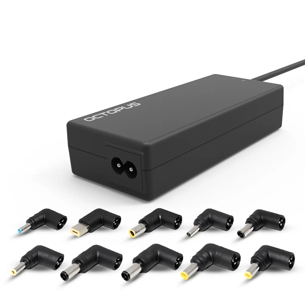 מטען אוניברסלי למחשבים לניידים 90W מבית Octopus