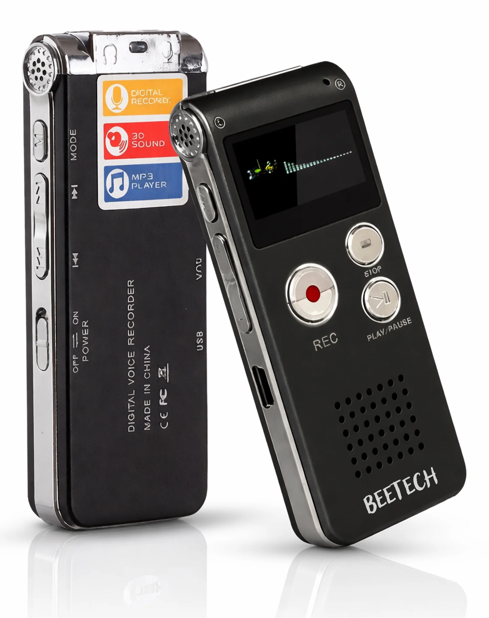 מקליט שיחות דגם BT-REC02 מבית BeeTech
