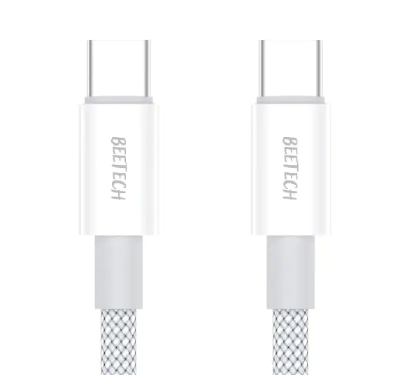כבל USB-C ל- USB-C באורך 1 מטר מבית BeeTech