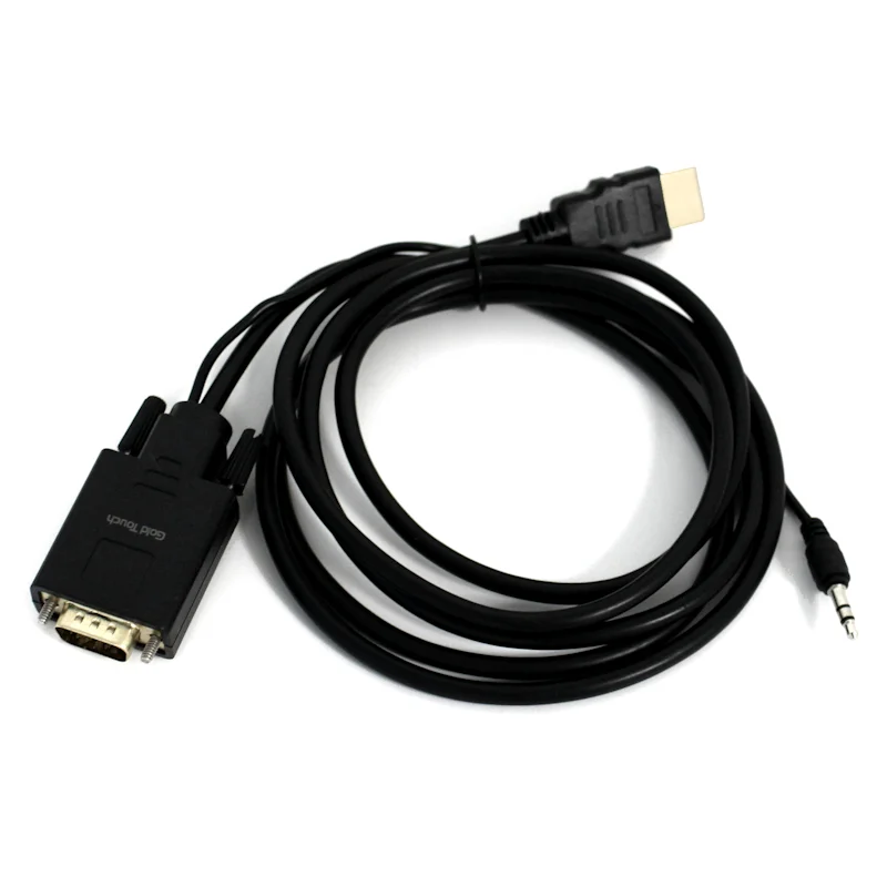 כבל מחיבור HDMI לחיבור VGA מבית GoldTouch