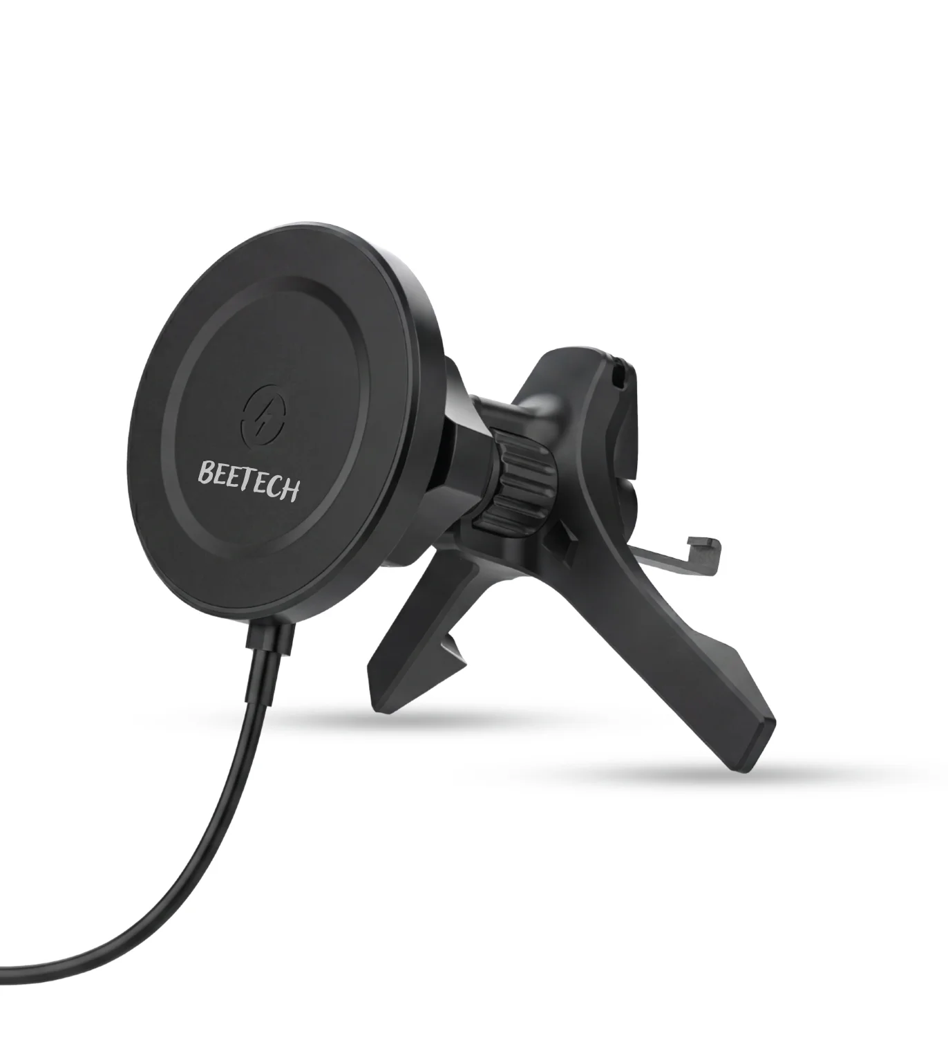 מעמד רכב Magsafe לתריסי המזגן עם טעינה אלחוטית דגם C10-W8 מבית BeeTech