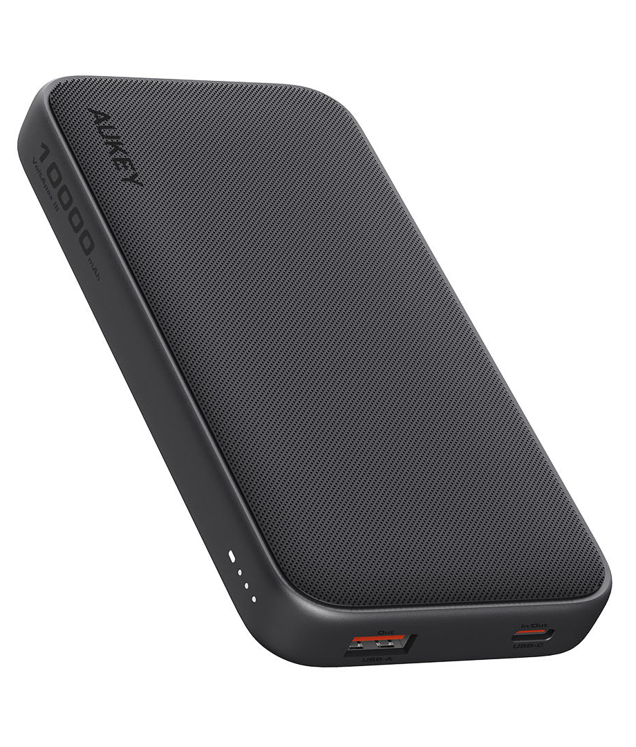 מטען נייד מהיר דגם PB-Y46P מבית AUKEY בצבע שחור