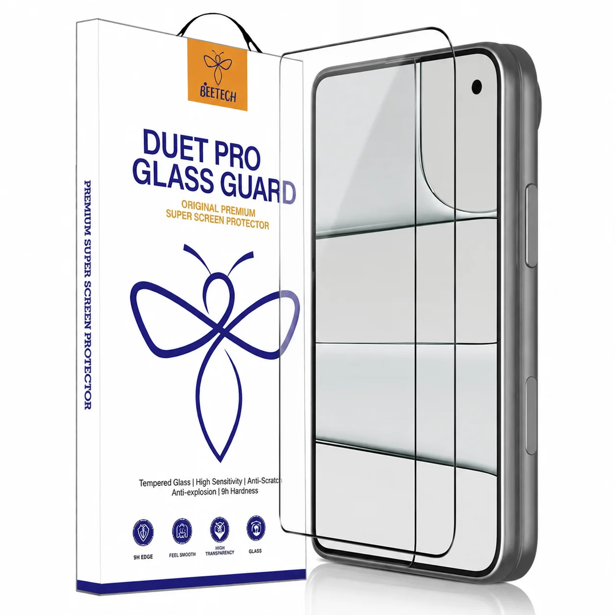 מגן מסך זכוכית איכותית במיוחד ל- iPhone Duo