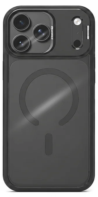 כיסוי Nanox Metal Magsafe Window ל- iPhone 15 Pro Max בצבע שחור