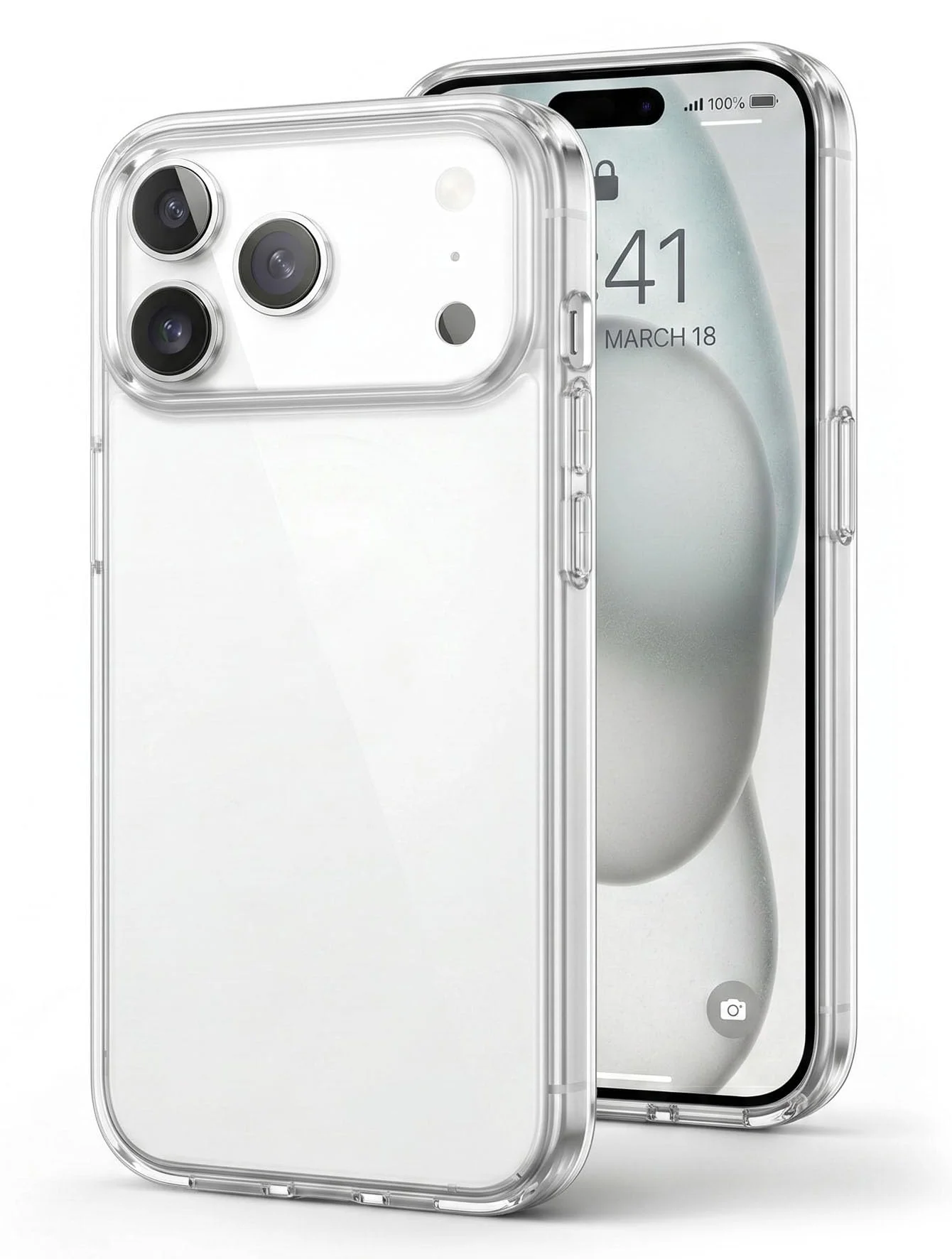 כיסוי שקוף קשיח במיוחד ל- iPhone 18 Pro